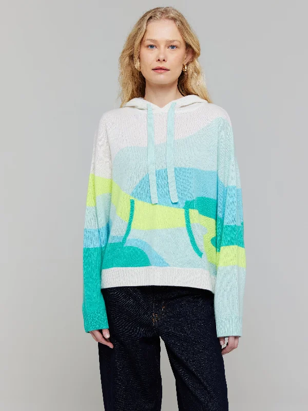 Cari Wave Cashmere Hoodie