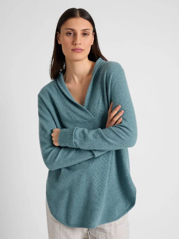 Cashmere sweater "Ida" - arctic