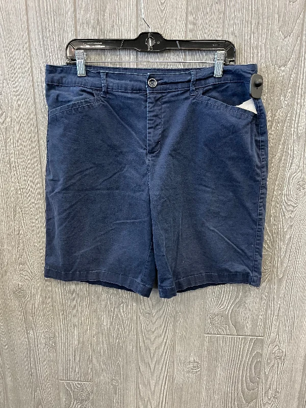 Shorts By Croft And Barrow In Blue, Size: 14