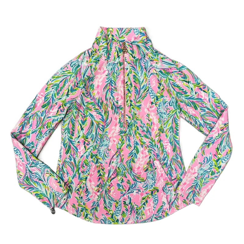 Sweatshirt Designer By Lilly Pulitzer In Blue & Pink, Size: S