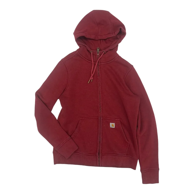 Sweatshirt Hoodie By Carhartt In Red, Size:M