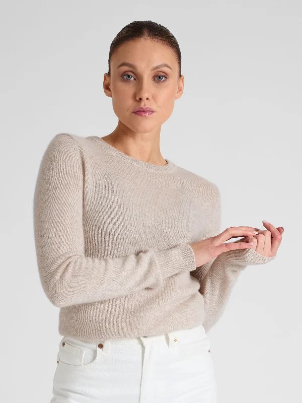 Cashmere sweater "Saga" - beige