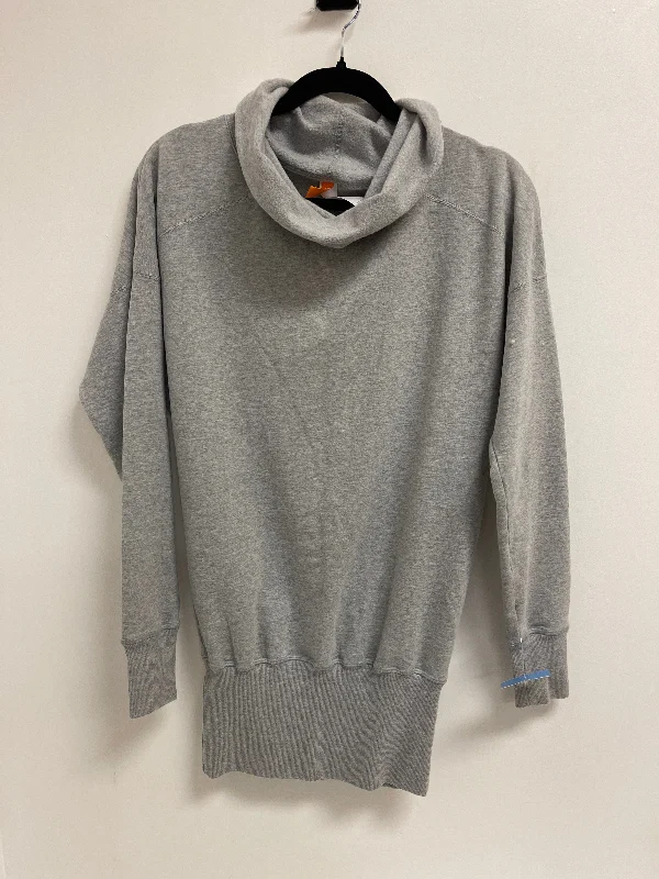 Sweatshirt Collar By Lucy In Grey, Size: Xs