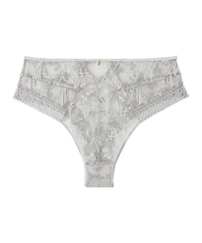 Aubade Magnetic Spell High-waisted Brief Platinum