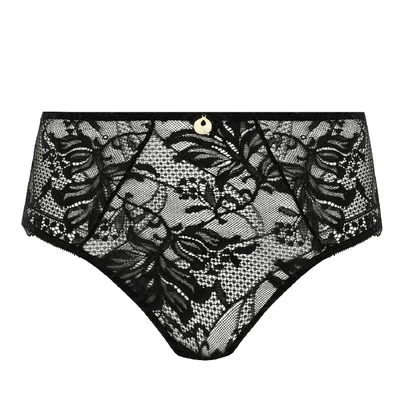 Aubade Gold Pleasure High-waist Brief Black Light