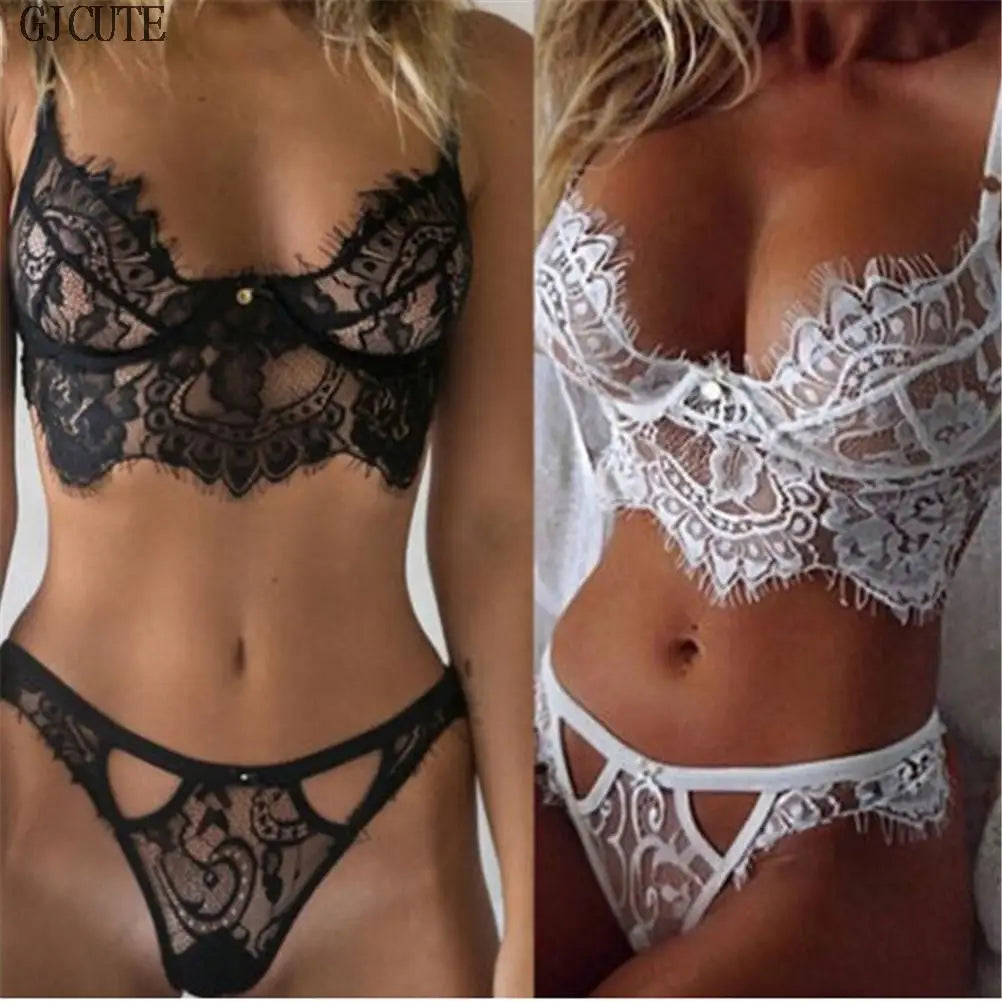 Sexy Lace Lingerie Nightwear with Free G-String