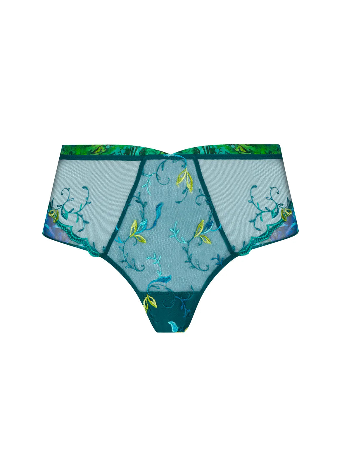 Lise Charmel Grace Aquatique Boyshort Floral Aqua