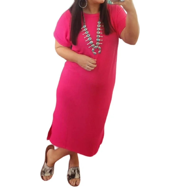 Chaya Midi Dress In Pink