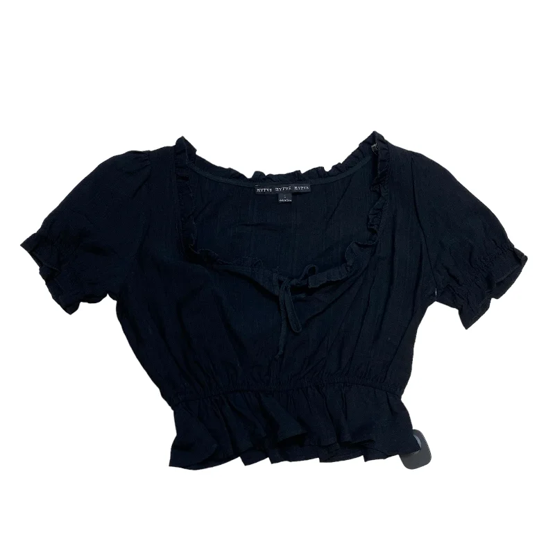 Black Top Short Sleeve Hyfve, Size L