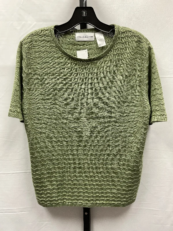 Green Top Short Sleeve Alfred Dunner, Size M