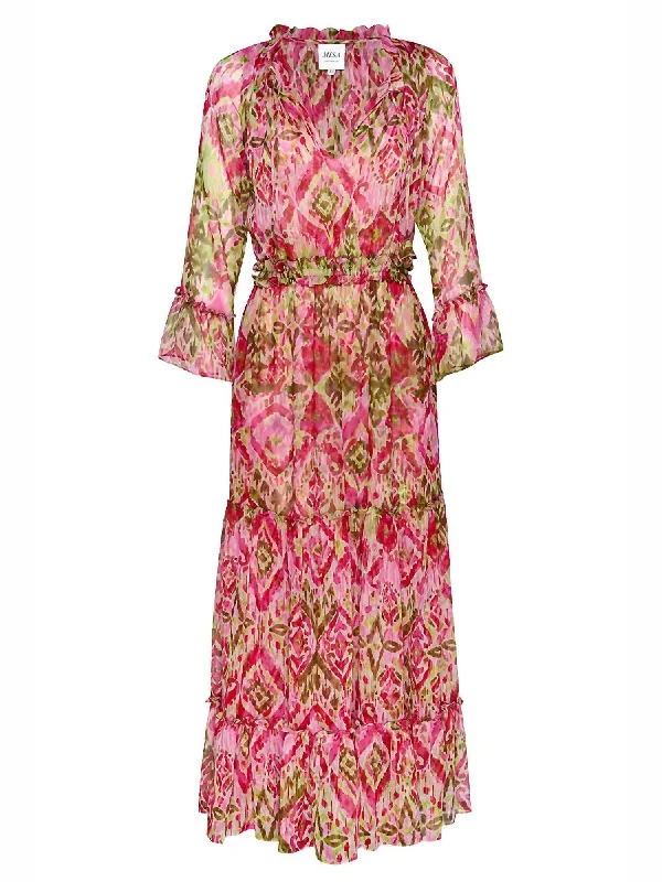 Lucinda Maxi Dress In Summer Ikat