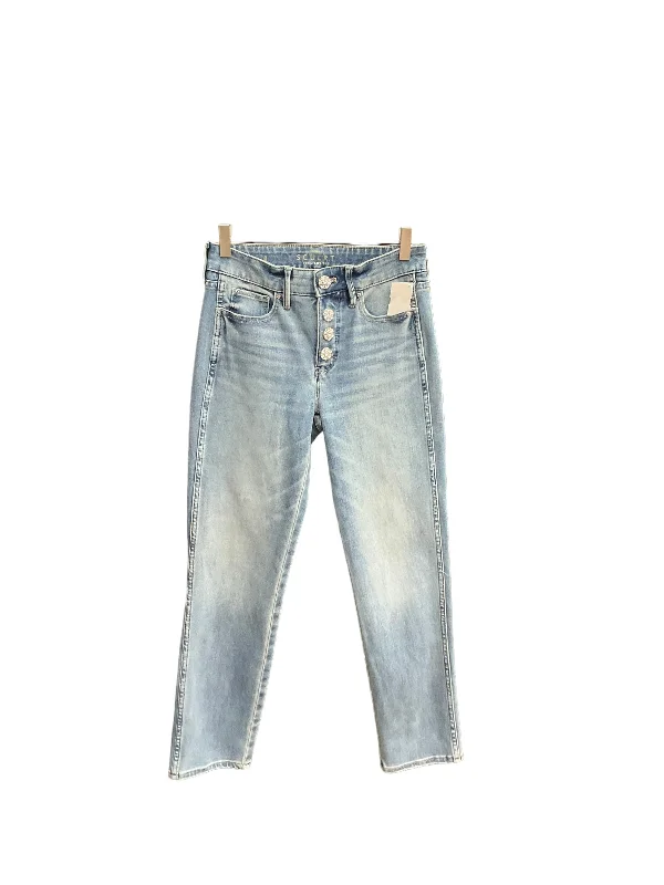 Blue Denim Jeans Straight White House Black Market, Size 0