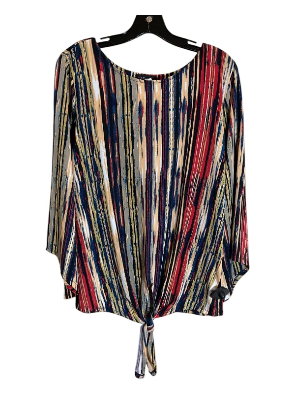 Top Long Sleeve By Cocomo In Multi-colored, Size: M