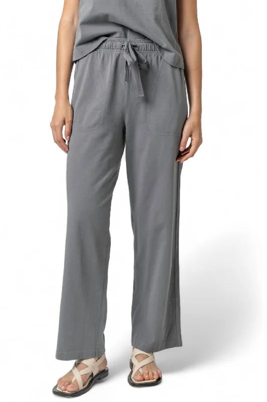 Drawstring Pant In Granite