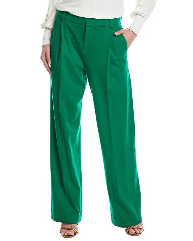 Vince Cozy Tailored Wide Leg Wool-Blend Pant