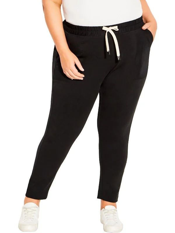 Womens Cotton Stretch Jogger Pants